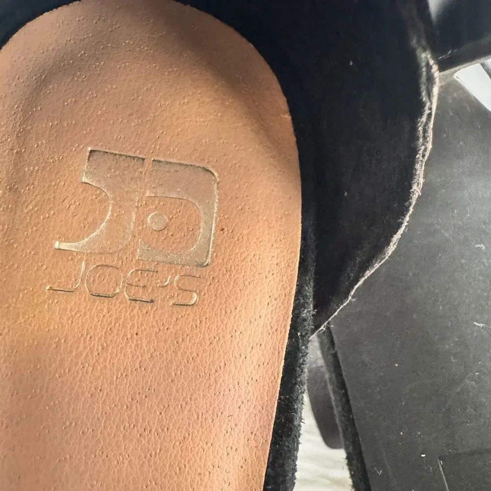 Joe's Jeans Black Suede Heels